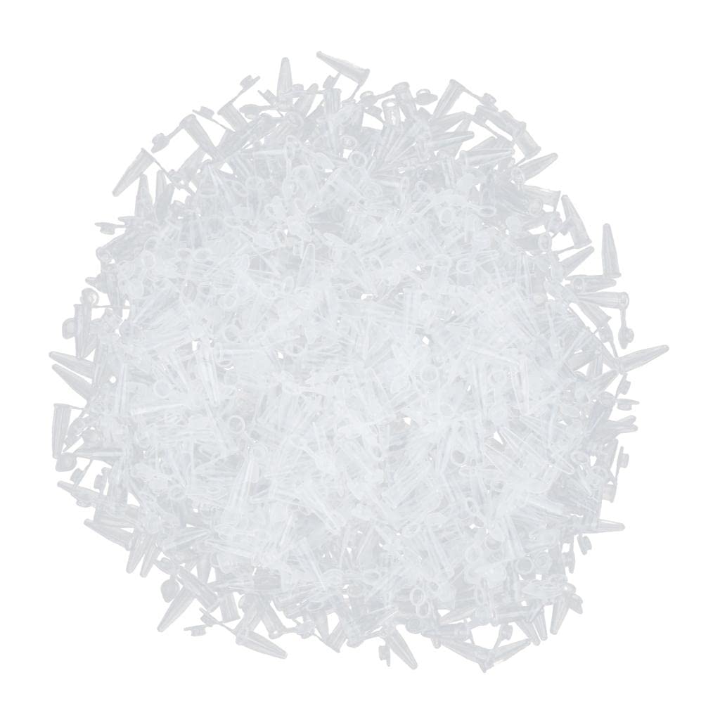 CALANDIS® 1000 Piece 0.2ml Clear Plastic Micro Centrifuge Test Tube Vial with Snap Cap | Business & Industrial-image-34