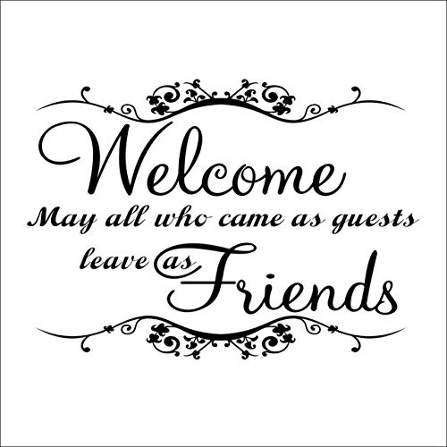 Bienvenido A Mayo Todos Los Que Vinieron Como Invitados A Casa Dacal Extraíble Wal Stickers Wallpaper Boda Salón Arte Decorativo De Pared