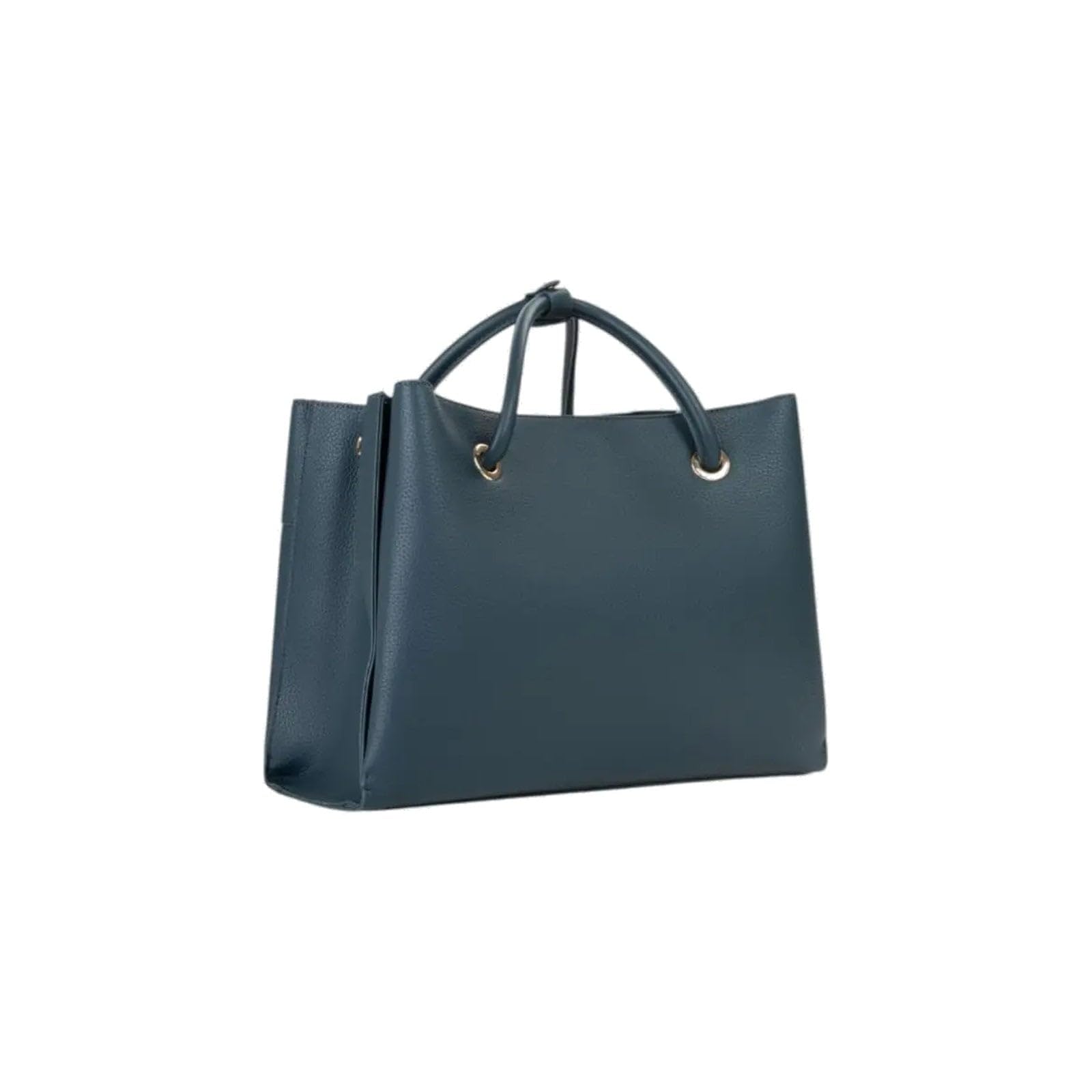 VALENTINO bolso bandolera Alexia Shopping Bag Petrolio azul petróleo