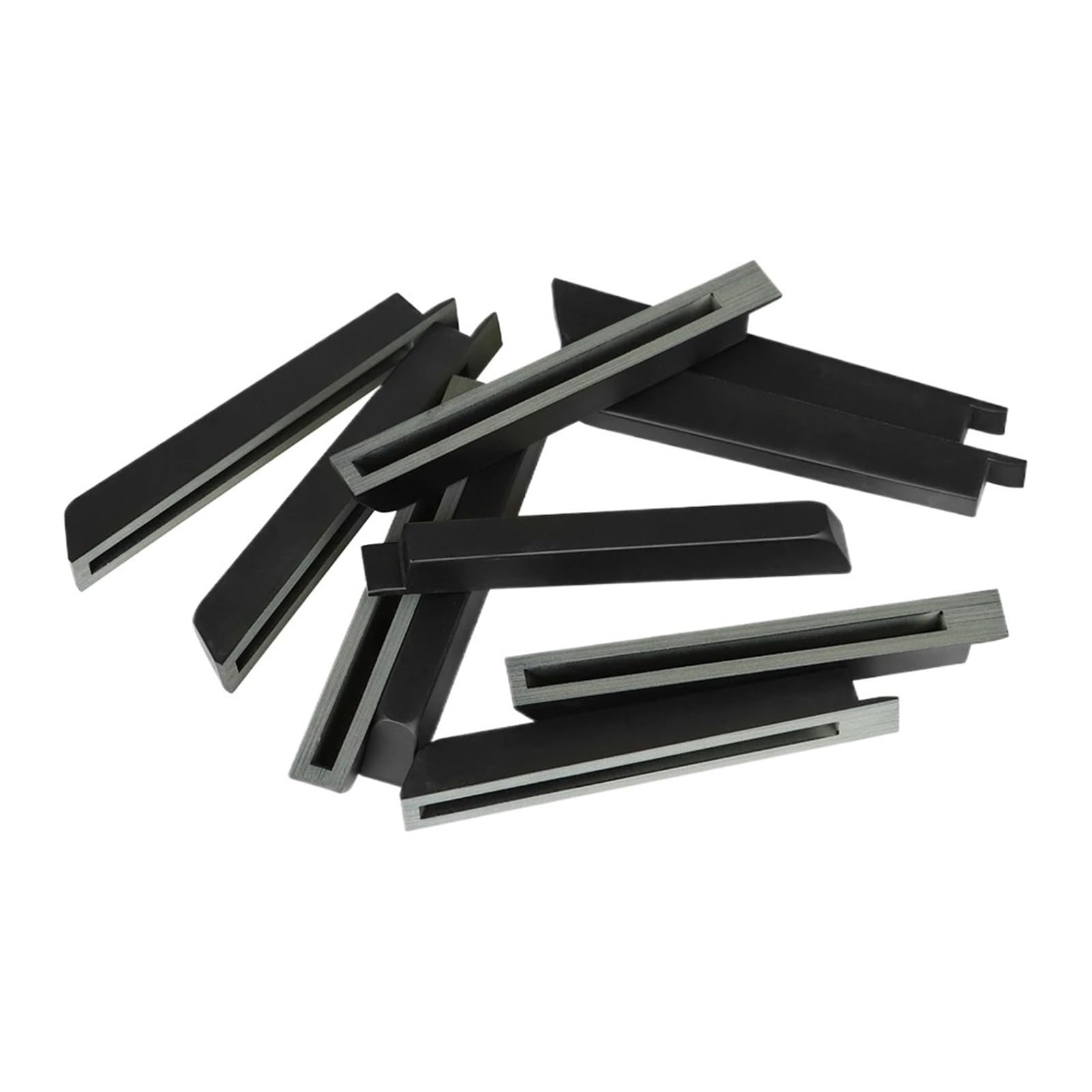 Compatibile con 10 accessori for strumenti a tastiera con tasti di pianoforte neri opachi da 10 cm(20 pcs)
