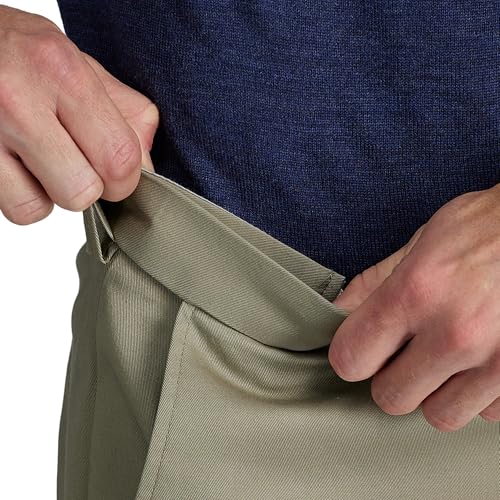 Haggar Men's Wrinkle Free Performance Khaki Classic Fit Flat Front Pant4