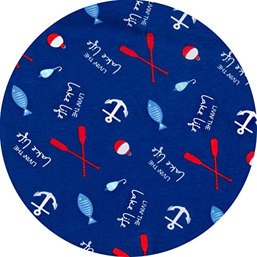 Lake Life Navy Unisex Lounge Pants2