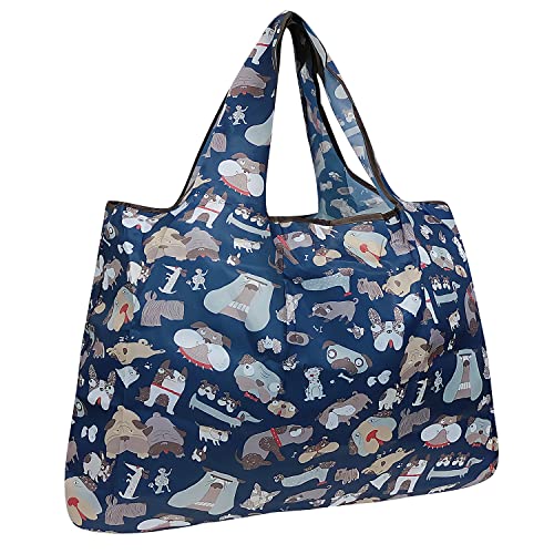Image of allydrew Large Foldable Tote Nylon Reusable Grocery Bag