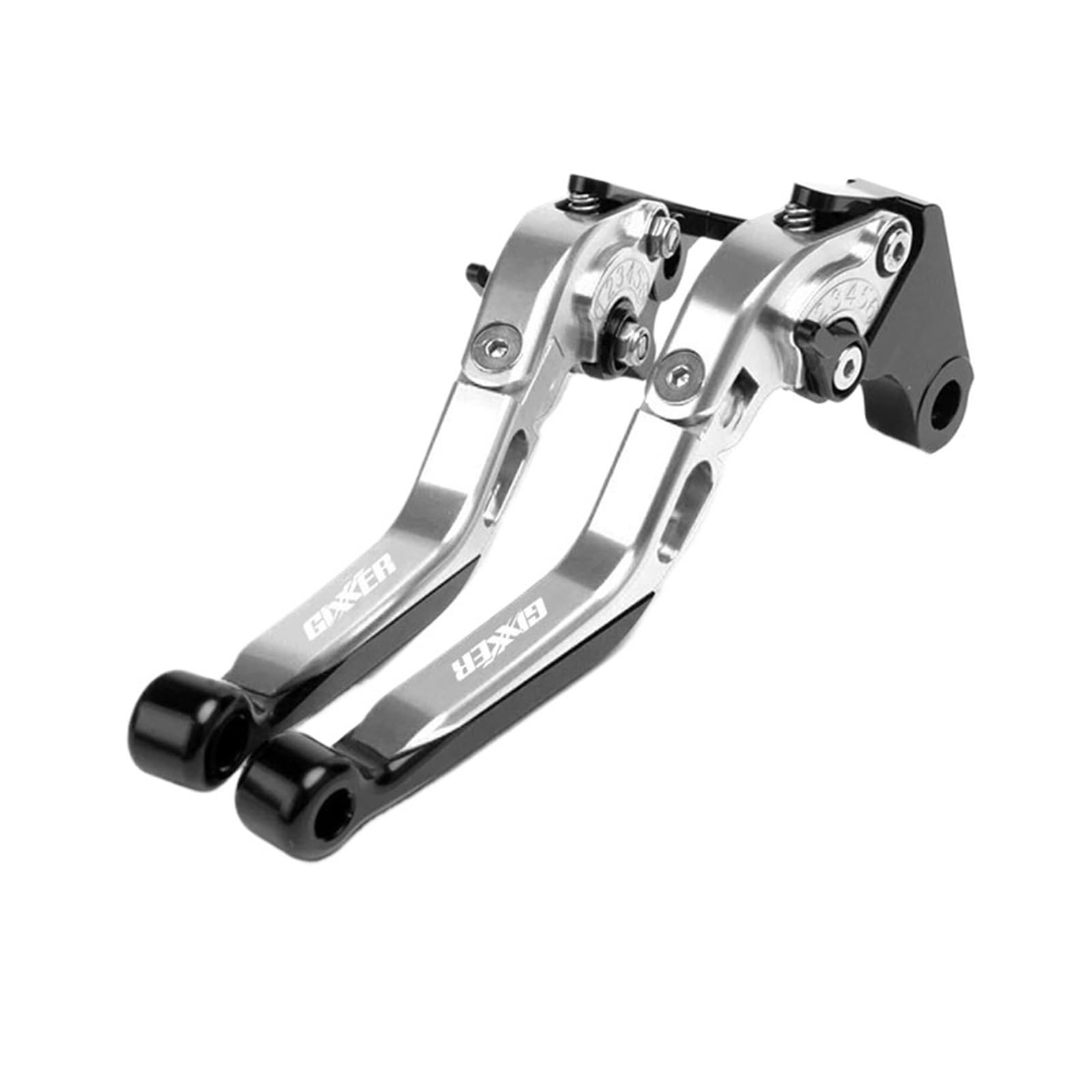 Wkdyriwo Silver For Suzuki Gixxer 250 Sf 250Sf 150 125 2020-2023 2022 Motorcycle Accessories Cnc Adjustable Extendable Folding Clutch Levers Motorcycle Brake Clutch Levers