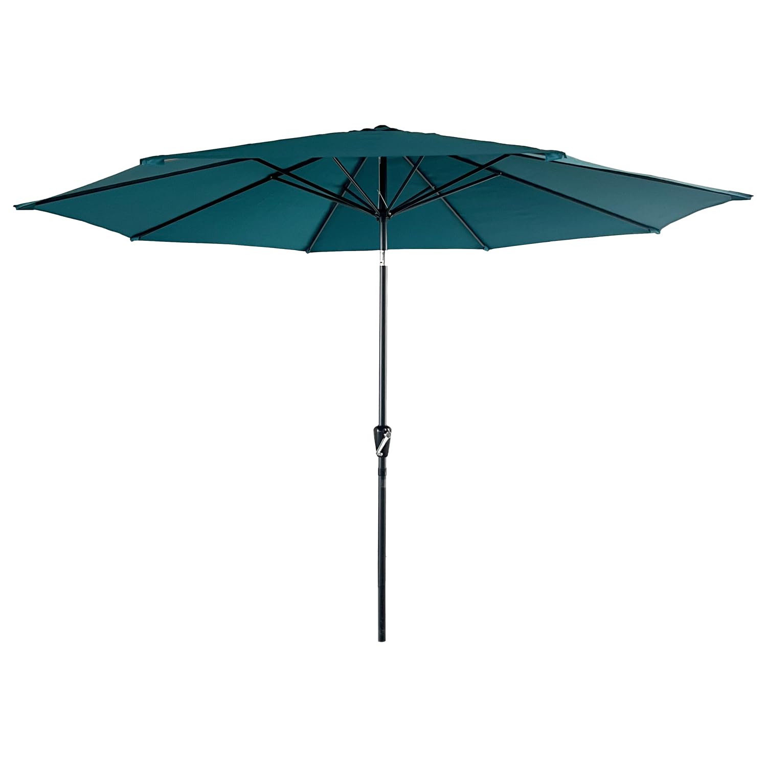 Toile de Rechange pour Parasol Droit HAPUNA 3,30m de diamètre Bleu – Ronde, Polyester déperlant et Anti-UV