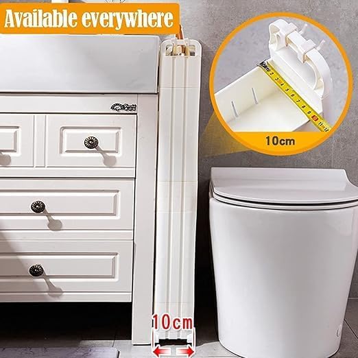 Carrello Di Stoccaggio 3 Livelli Con Ruote - 10 Cm Larghezza | Salvaspazio Per Cucina, Bagno E Lavanderia - Foto 2