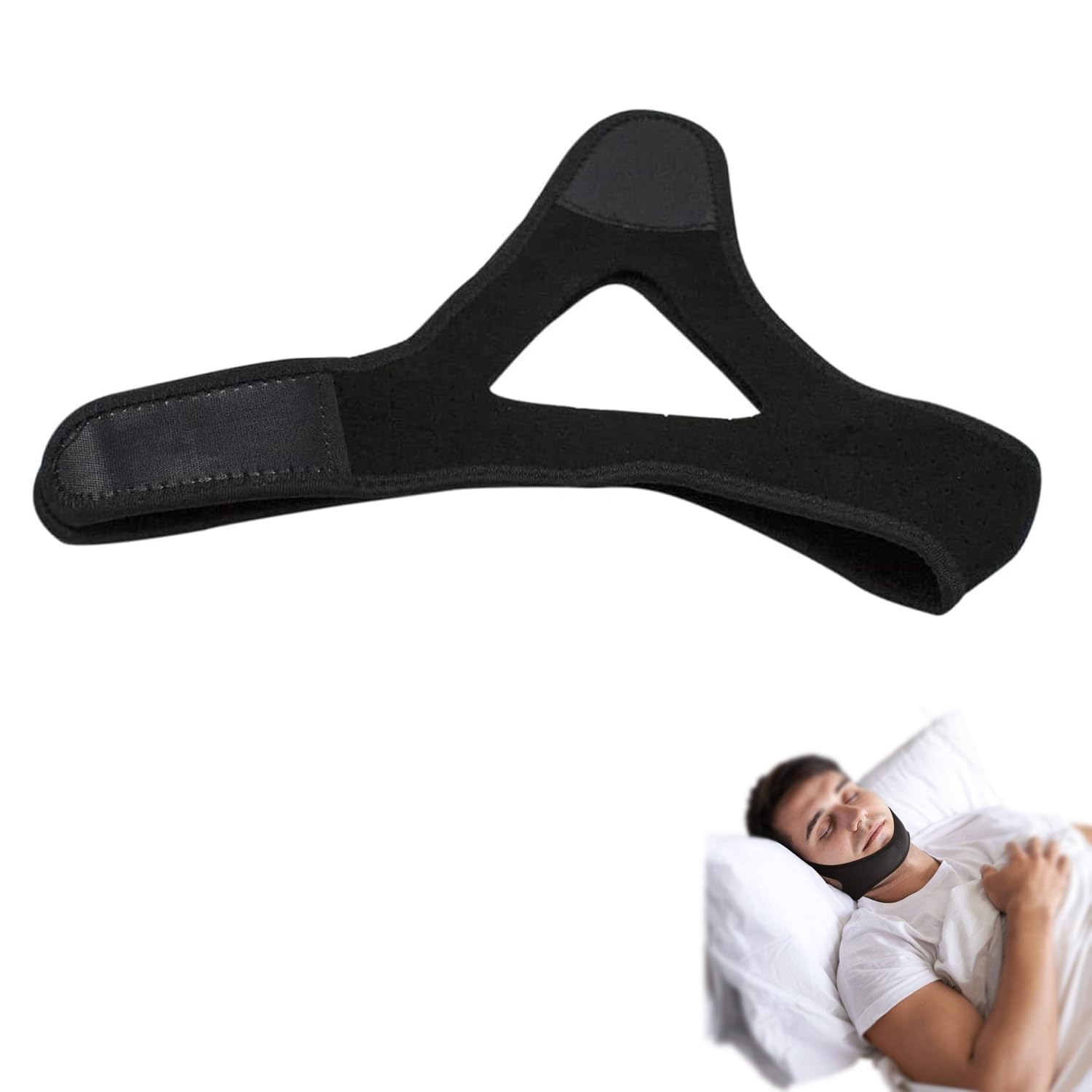 Sponsored Ad – Adjustable Anti Snoring Chin Strap Effective Snoring Solution Reduction Relief Stopper Comfortable Sleep Aid Device for Men and Women
