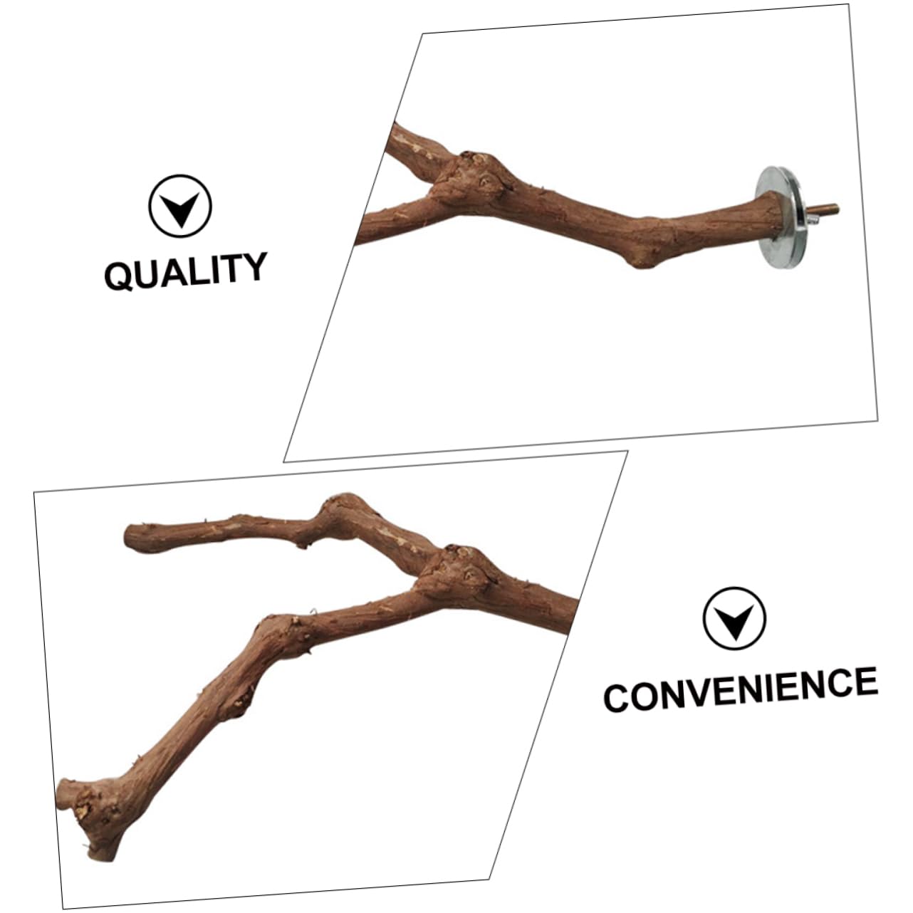 BESPORTBLE 3pezzi Trespolo Per Uccelli Legno Di Pino Giocattolo Da Allenamento Per Pappagalli Supporto Per Riposo e Gioco Gabbia Stile Casual Assortito