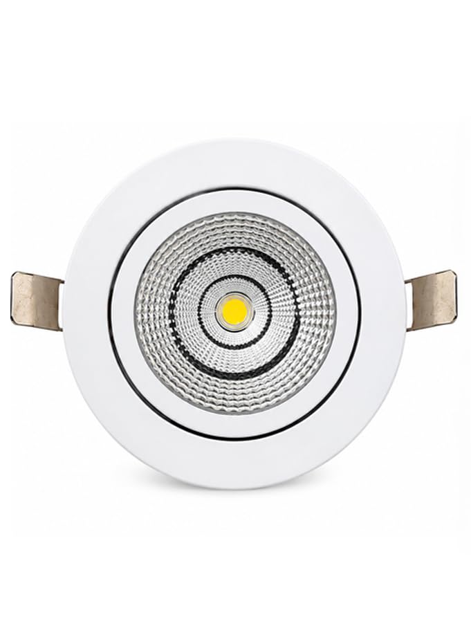 Image of KUSUM 50 Watt White Reflector Concealed LED Ceiling COB Round Spot Light with Focused Beam | Cool White, Pack of 1 (6000K) | Energy Efficient LED Ceiling Light for Home and Office