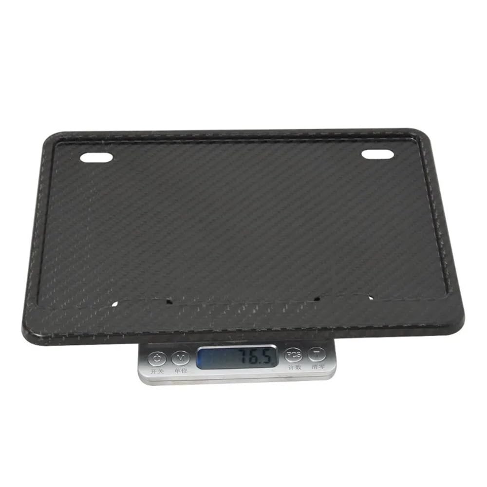 Portatarga Moto modificata per accessori moto con telaio targa universale in fibra di carbonio