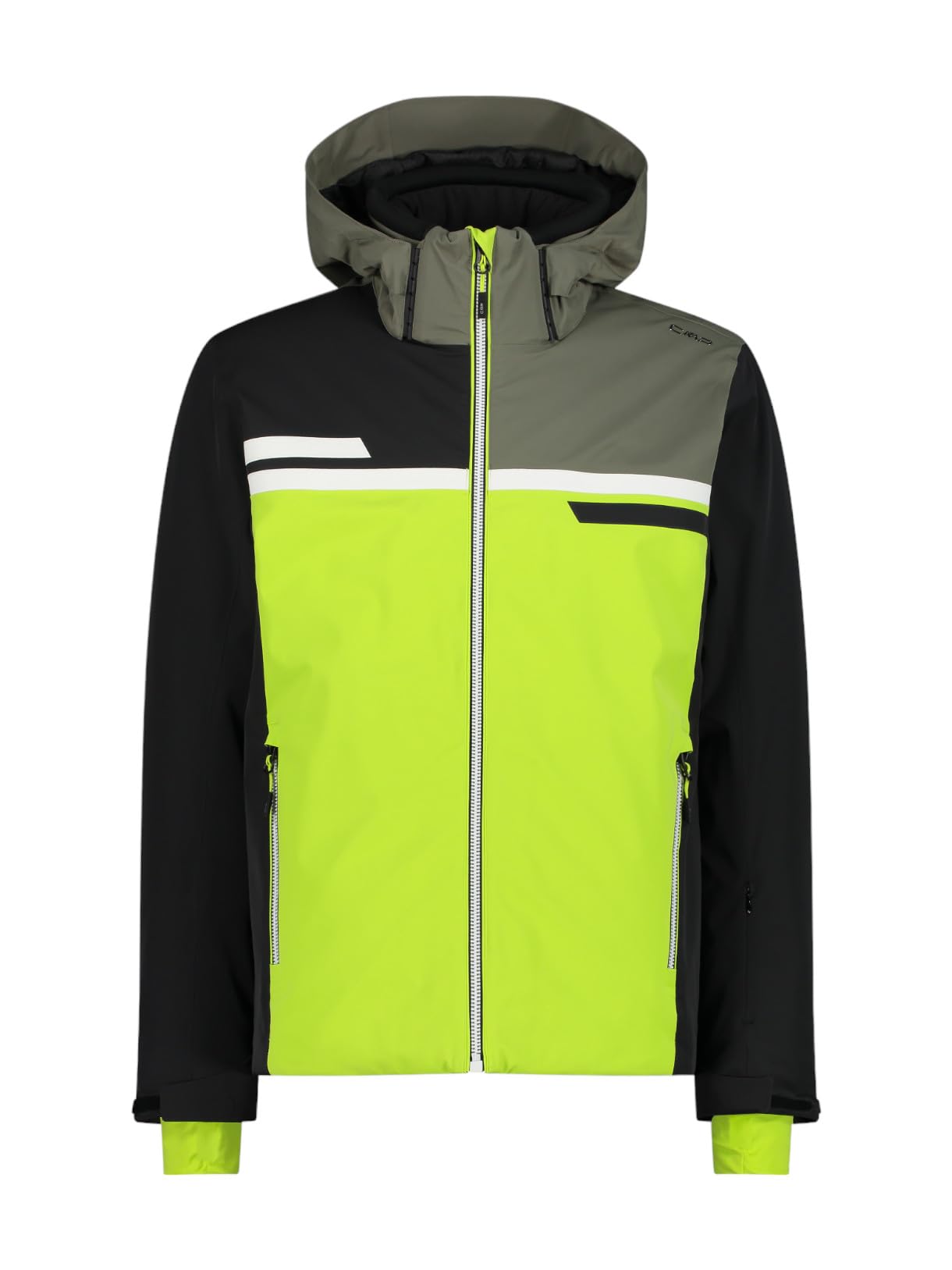 CMP Giacca Tecnica da Sci color block da Uomo, Impermeabile 20.000 mm - 33W0747