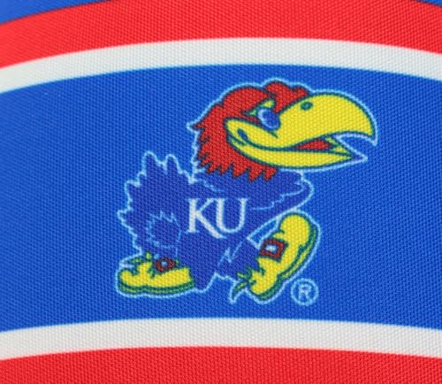 Image of FOCO NCAA Printed Team Logo and Color Stripes Comfortable Slide Sandals