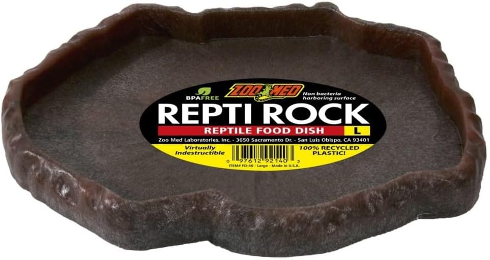 Zoo Med Repti Rock - Reptile Water Dish X-Large (11.5" Long x 8" Wide) - Pack of 3