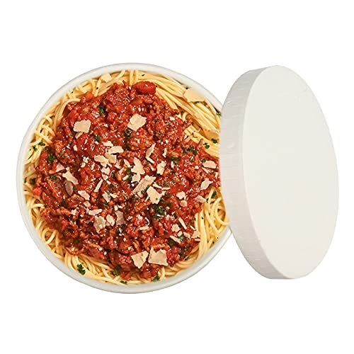 Image of [500 ml, 15 Count, White Disposable Bagasse Paper Container with Lid | Eco-Friendly Bowl /Tub for Picnic, Travel, Food Truck | Ideal for Both Hot & Cold Food