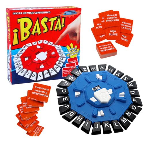 ¡BASTA! Juego de Mesa en Español, 2 Modos de Juego, Diseño