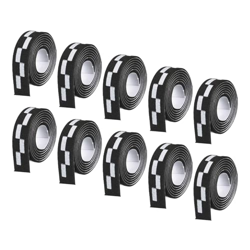 M METERXITY 10 Pack Ping Pong Edge Tape - EVA Table Tennis Side Protective Tape Apply to Cover Racket Edge Daily Use (18