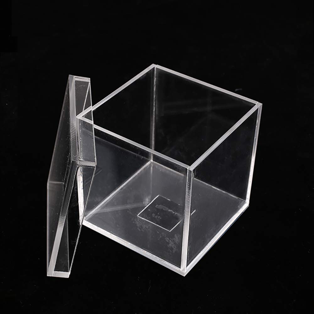 ZQION Agravidad Caja Transparente Trucos de Magia Tarjeta Truco mágico Primer Plano Escenario Ilusión Accesorios Caja de Mago Comedia