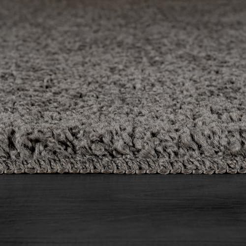 Tapete decorativo gris oscuro 8x10 lavable y antideslizante miniatura 7
