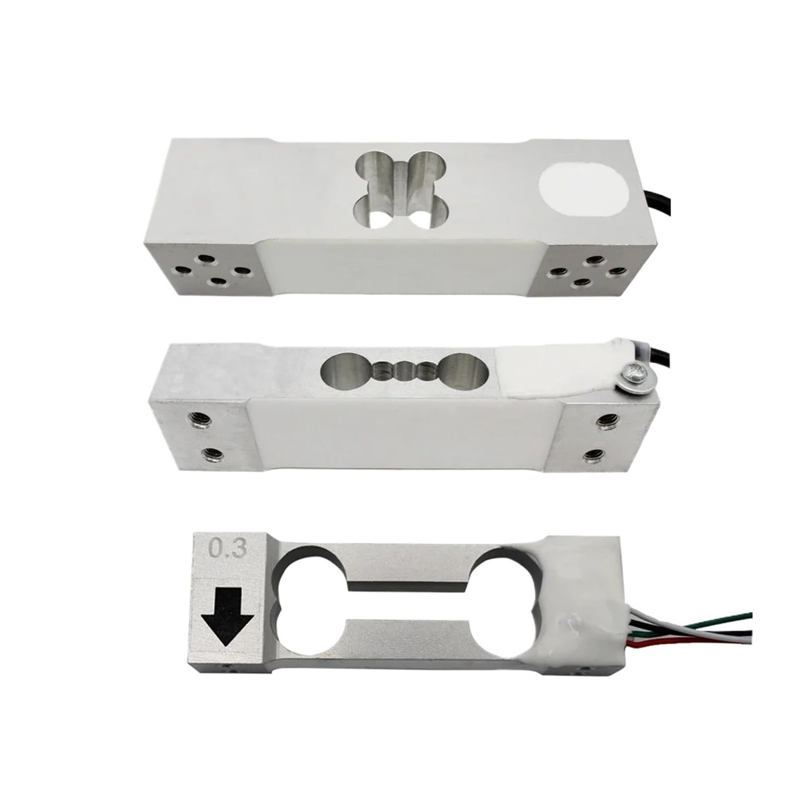 SBSSYVLMV 1pcs Single Point Load Cell 3kg 5kg 10kg 30kg 50kg 100kg 200kg 300kg 500kg Measuring Range Platform Scale Sensor(5kg)
