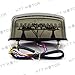 HTTMT MT194-SK Smoke Led Tail Light Brake Light with Integrated Turn Signals Indicators Compatible with 1994-2008 Ducati Monster 400/600 / 620/695 / 750/800 / 900/1000