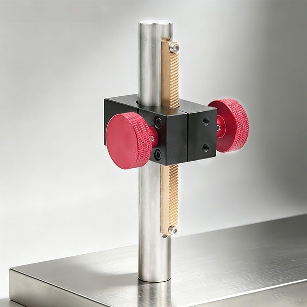 Tabella verticale manuale robusta dello scorrevole, colonna dell'ascensore dello scaffale dell'ingranaggio di viaggio di 70mm per il banco da lavoro del laboratorio che posiziona