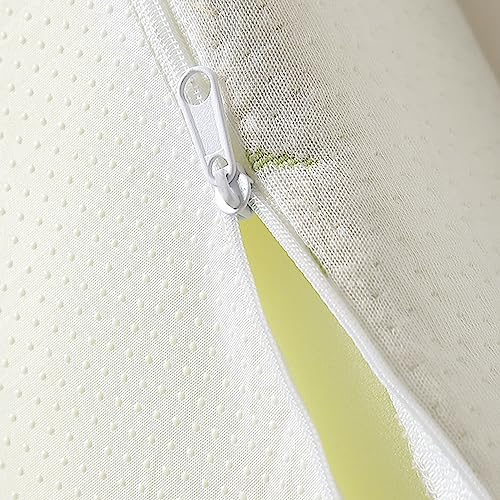 Cooling Mattress Pad Topper Queen,3Cm/5Cm/7Cm Gel Memory Foam Mattress Topper,Medium Firm Bed Topper with Removable/Washable Cover,Breathable Summer Camp Mattress Pad,7cm,King/180x200cm – Bild 8