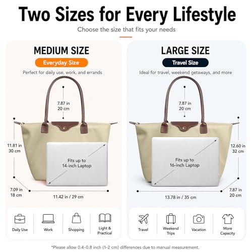 Bolso tote de nylon para mujer, ligero y plegable con cierre miniatura 6