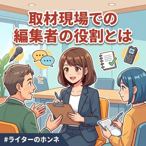 取材現場での編集者の役割と理想の立ち回りとは