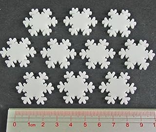 LITKO Snowflake Tokens, White (10)
