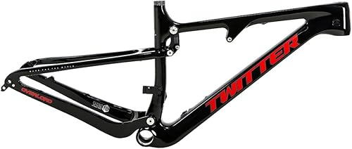 Miniatura 8 de 27.5ER 29ER - Marco de bicicleta de montaña de carbono de 4.724 in, marco de viaje de 5.827 x 0.472 in, eje pasante con eje pasante con eje central