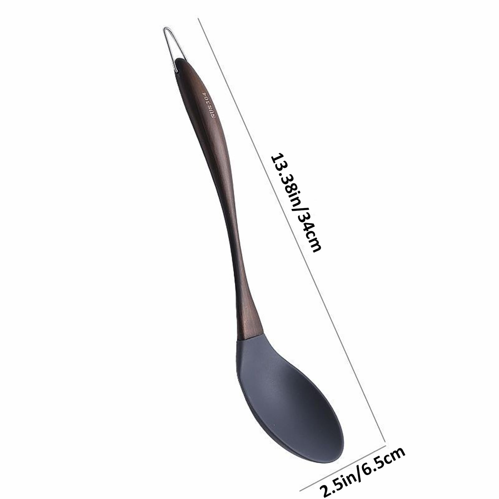Küchenutensilien Set 6 Stück Küchenhelfer Set, Silikon Küchenhelfer Set, Antihaft Hitzebeständiger Silikonspatel Set,Küchenutensilien Mit Edelstahlgriff,Spülmaschinenfest