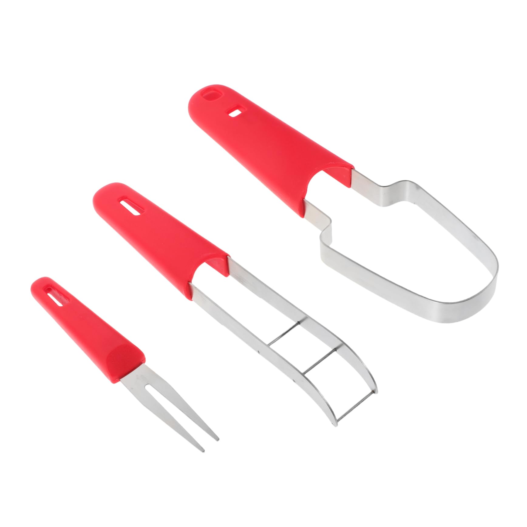 STOBAZA 1 Set Stainless Steel Watermelon Cutter Slicer Tool Creative Multi Purpose Fruit Divider for Effortless Slicing of Watermelon Cantaloupe and More for Summer Parties