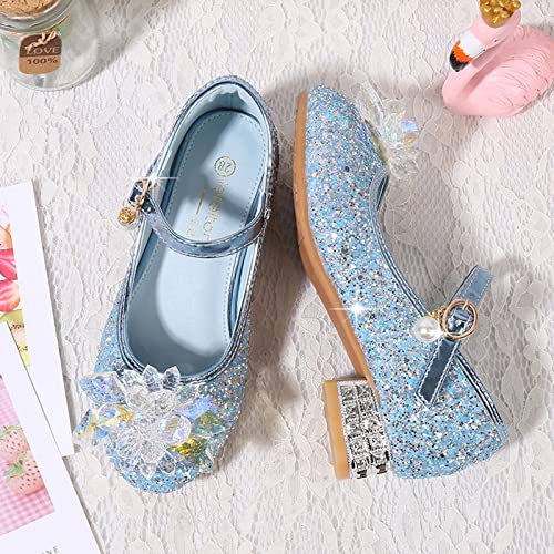 Shoes Low Heel Toddler Girls Dress Shoes Cute Bowknot Sparkle Mary Jane Flower Girls Wedding Little Girls Dress Shoes3