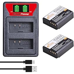 Pila Lp E10 Pickle Power 2 X1500mAh LP-E10 Batería y Cargador rápido para Canon EOS Rebel T3, T5, T6, T7, T100, EOS 1100D, EOS 1200D, EOS 1300D, EOS 2000D, Kiss X50, X70 X80, X90 Cámara Digital