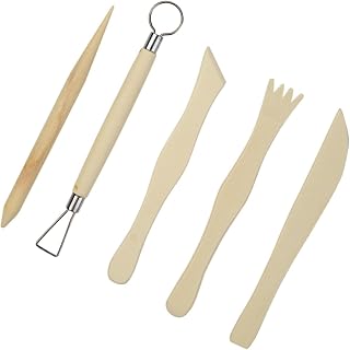 5 Piece Clay Sculpting Tool Set for Pottery DIY Carving