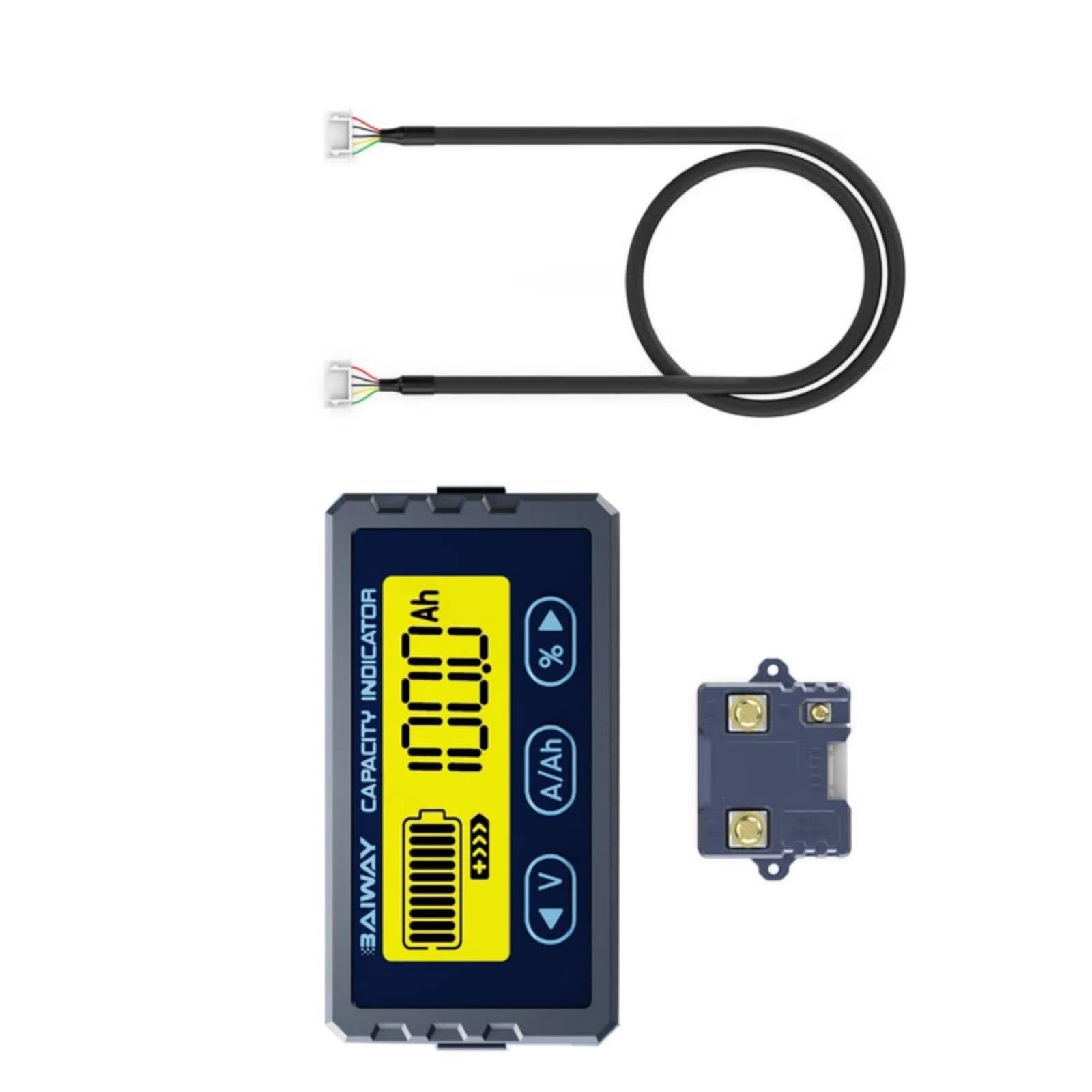 Kfwfuaee Cs50 Sampler Accurate Coulometer For Measuring Lithium Iron Phosphate Batteries Digital Battery Capacity Monitor Lcd Battery Potential Meter