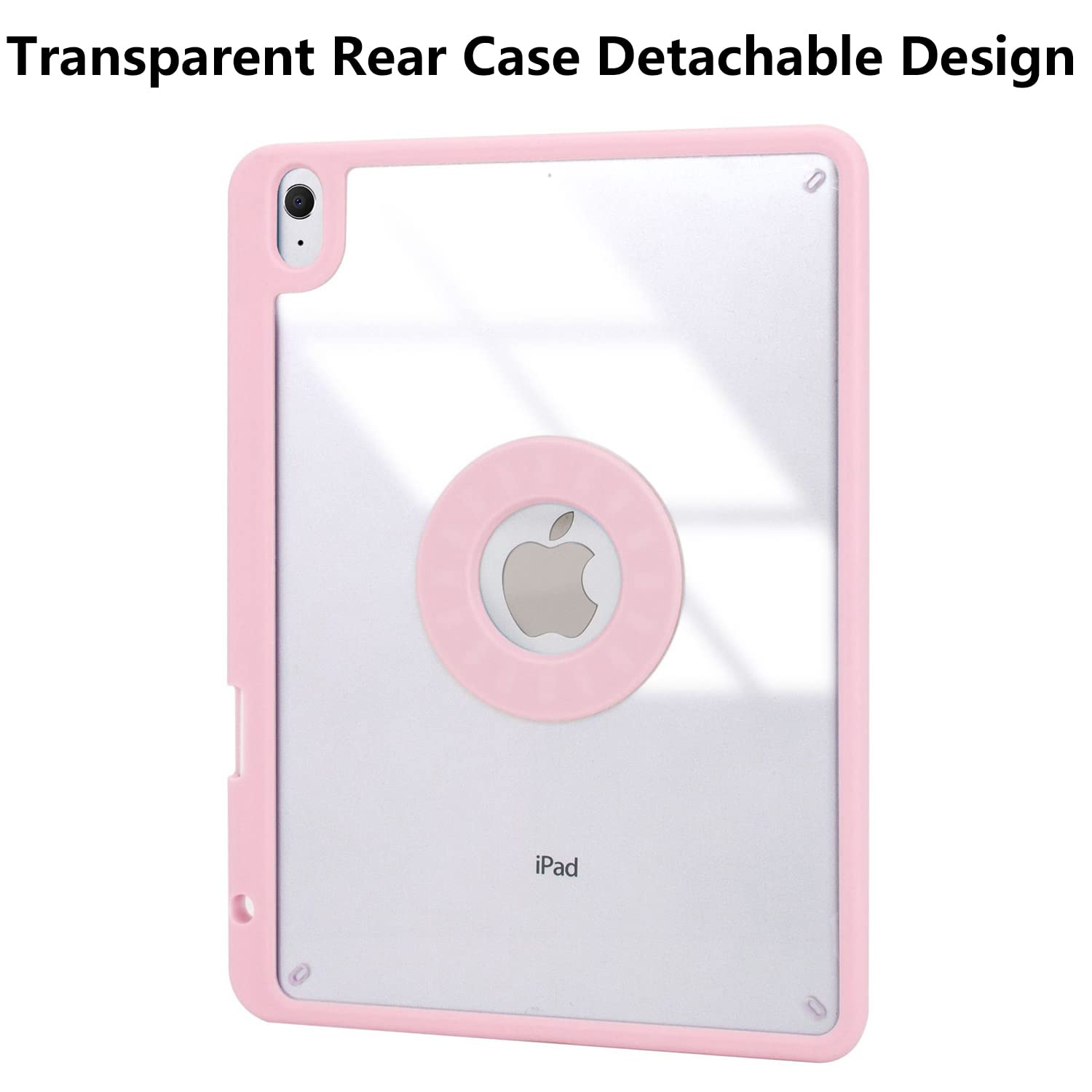BQSS Custodia Con Tastiera Bluetooth Per IPad 10.2” 9ª/8ª/7ª Gen, Air 3 E Pro 10.5 – Tastiera Staccabile E Porta Penna