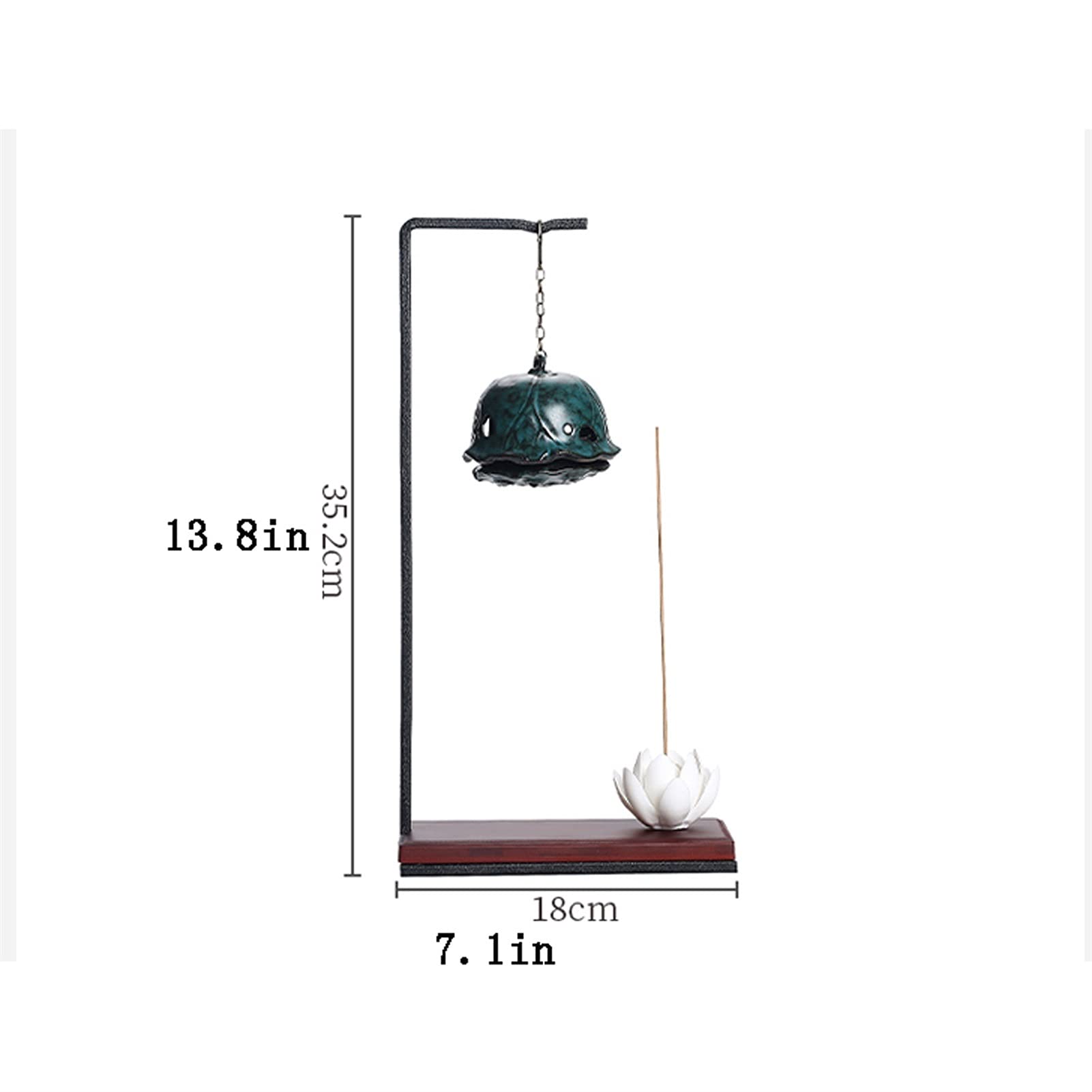 kadzielnica (do palenia kadzidła) Lotus Backflow kadzidło kadzidło Zen Backflow kadzidło ozdoby człowiek wiszący Hollow Ball Backflow kadzidło palnik dekoracja domu palnik inc