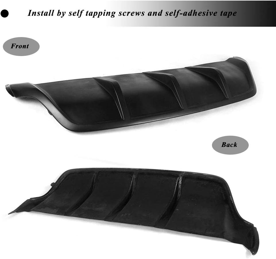 fits for BMW E71 X6 xDrive35i xDrive50i Standard Bumper 2008-2014 FRP Rear Bumper Extension Lip Spoiler