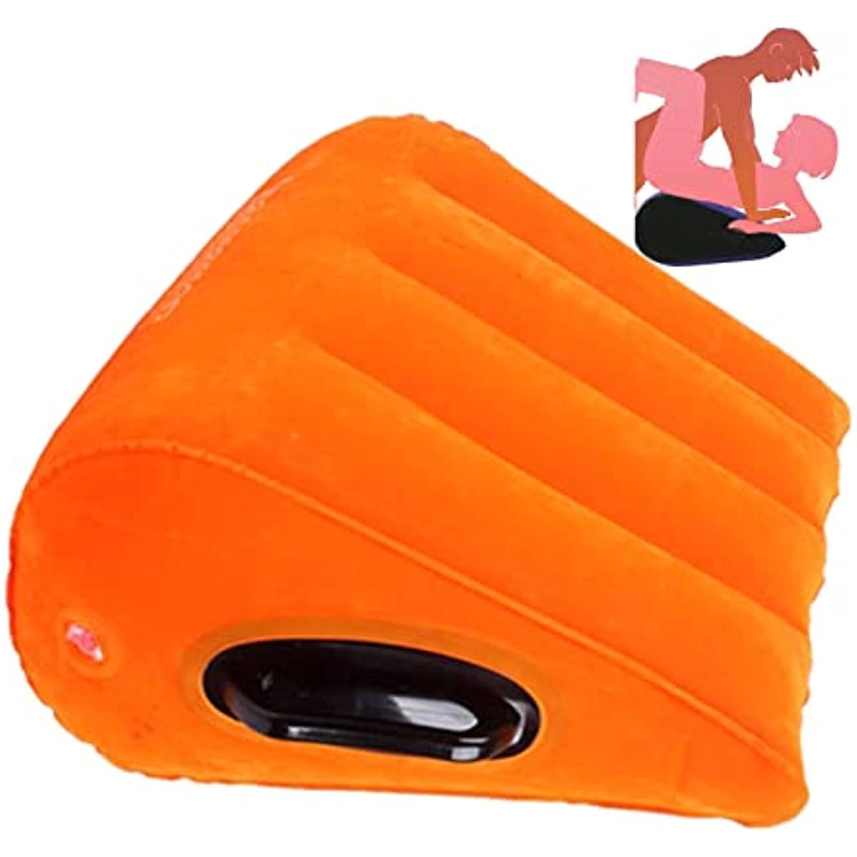 Cuscino di Posizionamento Arancione Cuscino per Dormire Cuscino Gonfiabile Accessori per Il Campeggio o la Luna di Miele