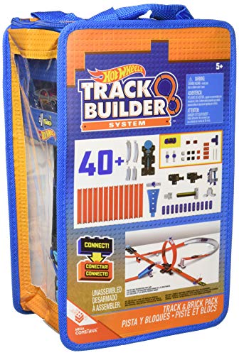 Mattel Hot Wheels Track Builder Track and Brick Pack Playset