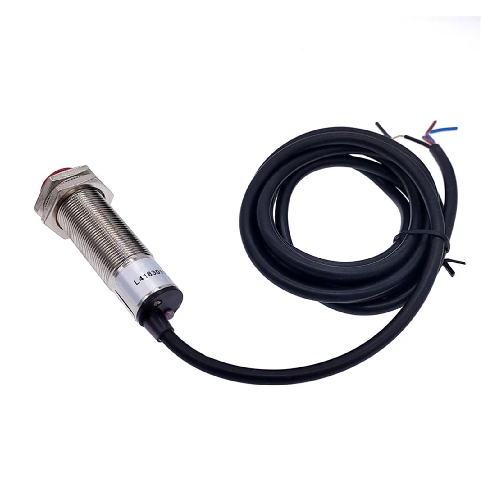Sensor de Haz láser fotoeléctrico de Metal M18, Interruptor infrarrojo for Evitar obstáculos, Rango de detección de 5-30cm, Ajustable NPN PNP NO(L4183013-JG PNP NO)
