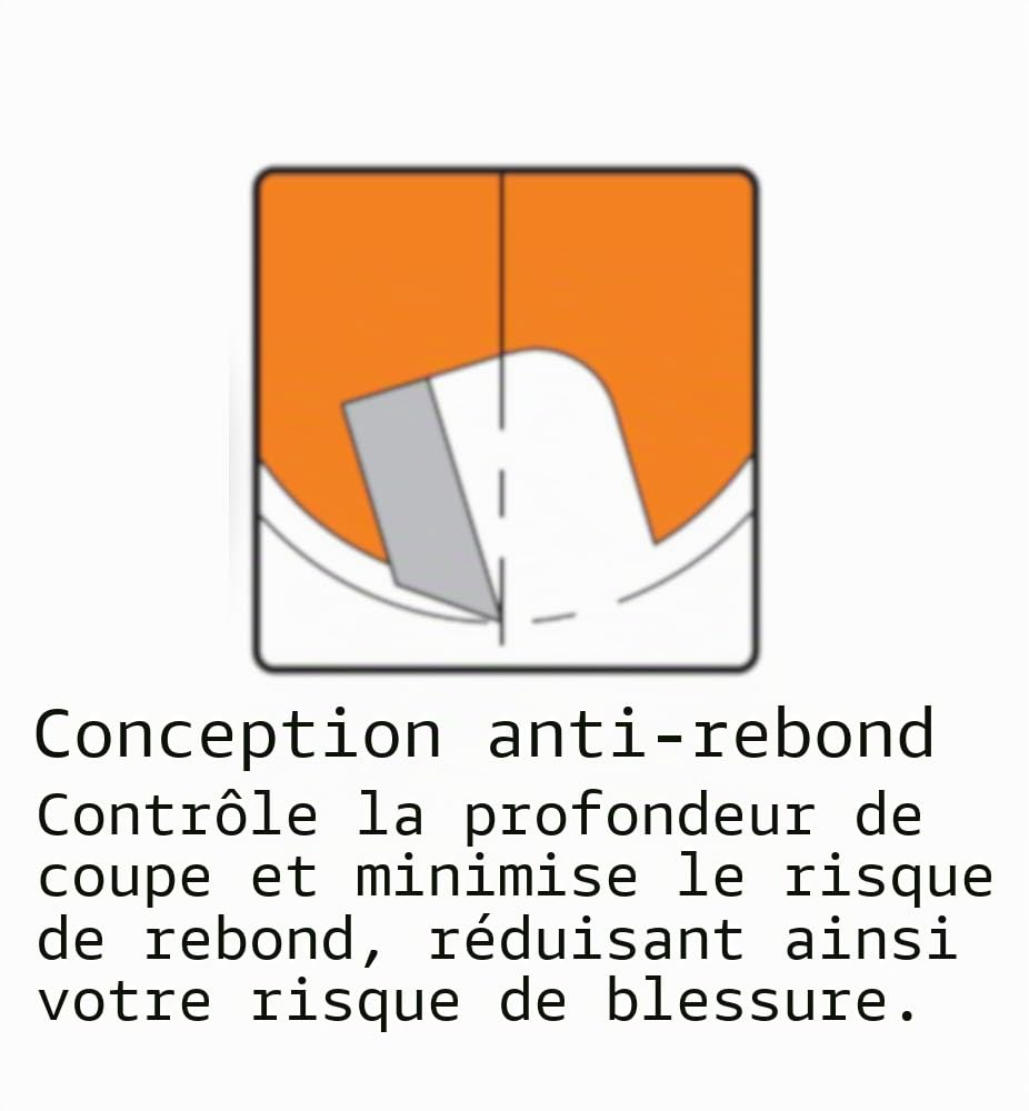 CMT 800.626.11 Lot de 2 rainures et languettes, tige de 1,27 cm, orange
