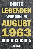 Photo Gallery echte legenden wurden im august 1963 geboren notizbuch: ein tolles notizbuch für den jahrgang 1963 der im august geburtstag hat. zum aufschreiben von ... geburtstagsgeschenk für männer & frauen. Photo Gallery echte legenden wurden im august 1963 geboren notizbuch: ein tolles notizbuch für den jahrgang 1963 der im august geburtstag hat. zum aufschreiben von ... geburtstagsgeschenk für männer & frauen.