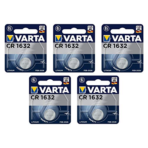 Varta CR1632 5er set, knopfzelle