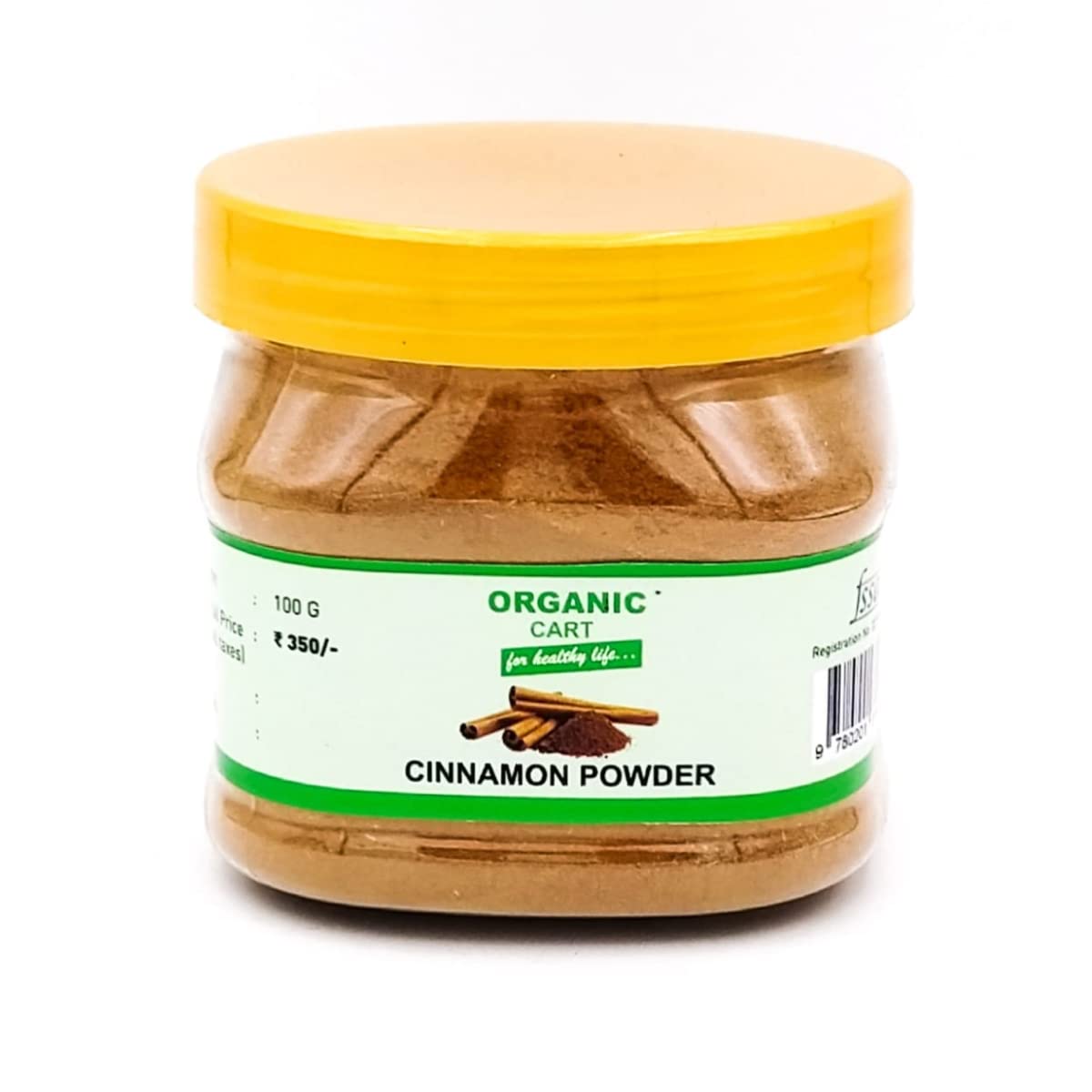 Organic Cart Natural Cinnamon / Dalchini Powder 100 Grams Keto Friendly for Weight Loss (B07X9CK1DB) Amazon Price History, Amazon Price Tracker