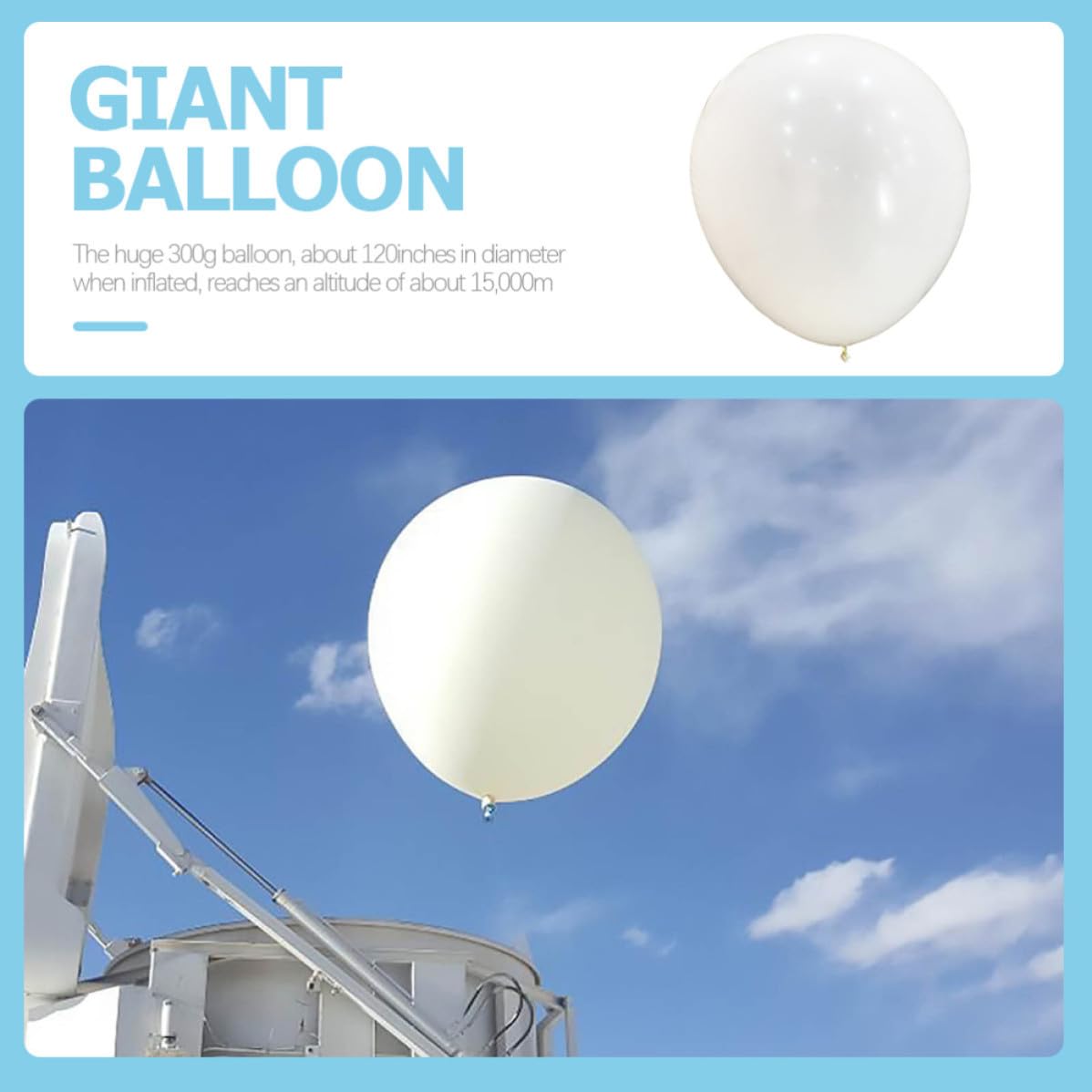 Globo Gigante Redondo de Látex Blanco para Decoración de Fiestas y Bodas, 120 Pulgadas, Material Resistente y Diseño Encantador para Uso en Hogar