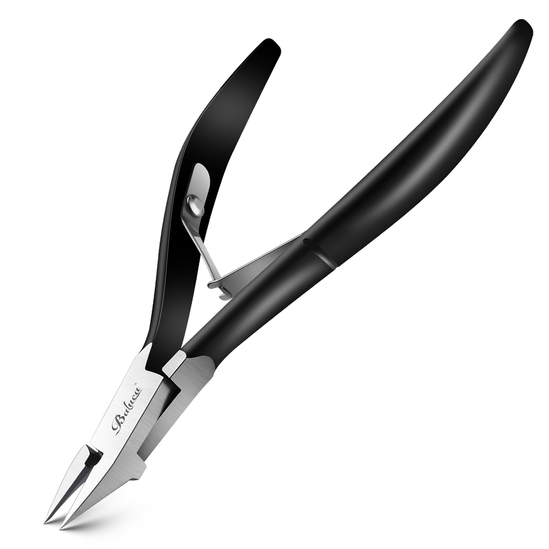 BALUCA Toenail Clippers Straight Blade for Thick Toenails and Ingrown Nails, Professional Stainless Steel Fingernail Toenail Clippers Trimmers for