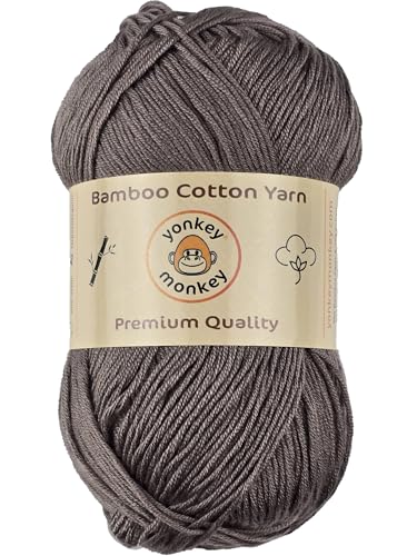 Image of 10-Pack of Yonkey Monkey 500 Grams Yarn - 70% Rayon derived from Bamboo, 30% Cotton - Imported - Camel 9031