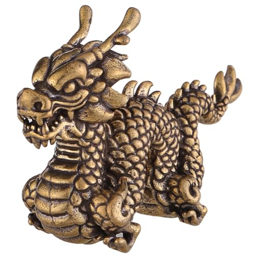 Décoration décorative pour tableau de bord figurine dragon laiton